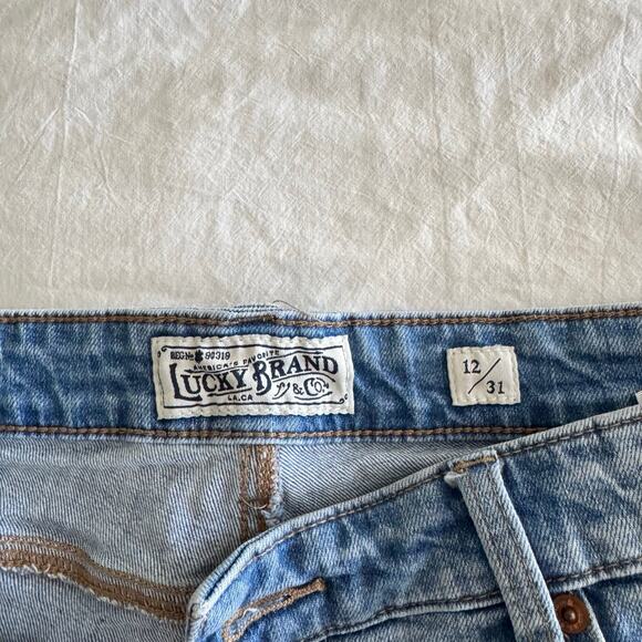 Lucky Brand Womens Ava Crop Light Wash Mid Rise Jean Denim Pants Size 12/31 - Picture 2 of 10